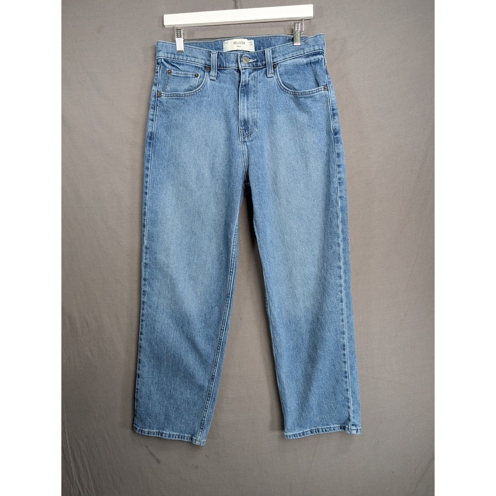Hollister Baggy Jeans Mens 31x30 Blue Light Wash Denim S263310006